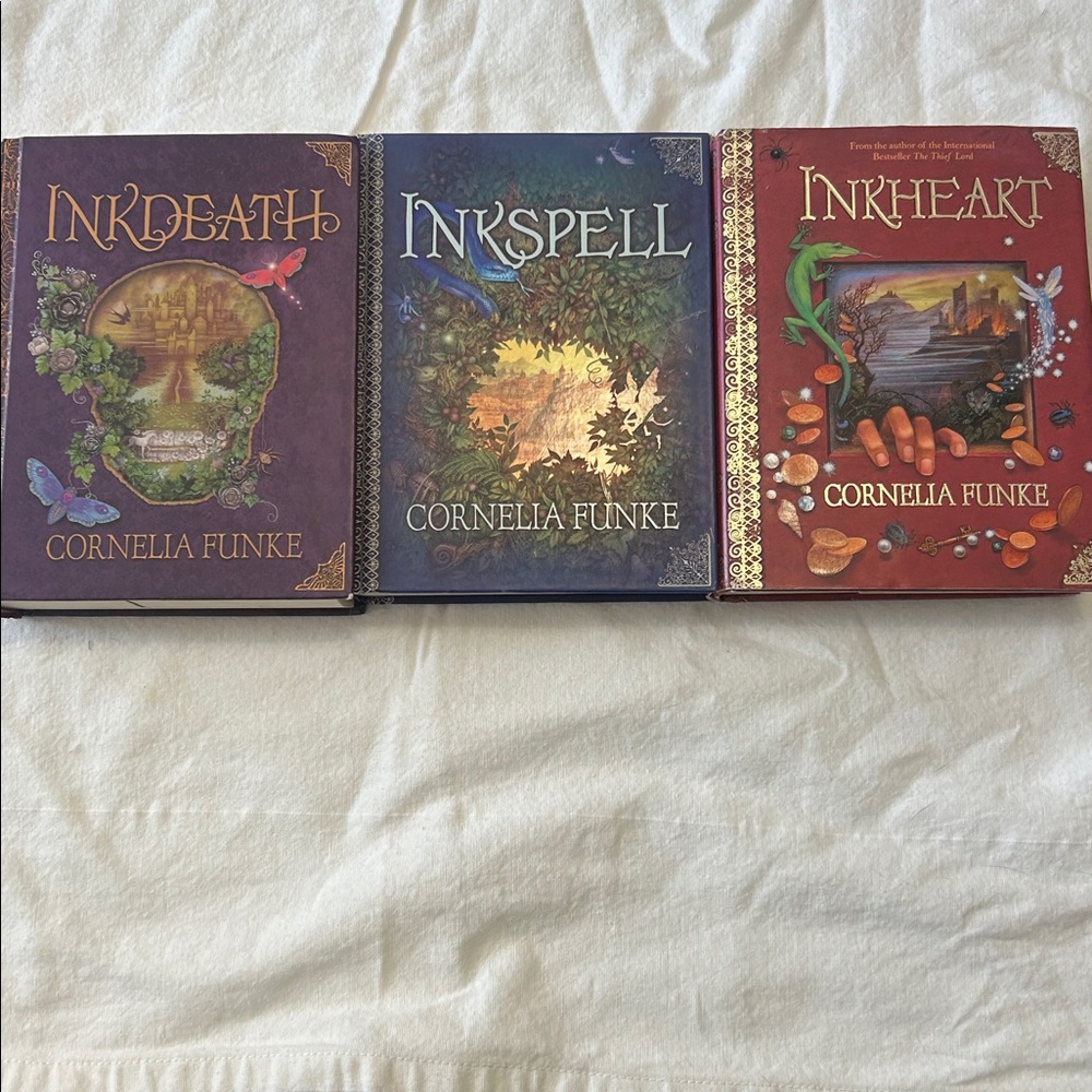 Inkheart Trilogy Boxed Set by Cornelia Funke - Purple, Blue, Red